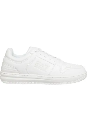EA7 Sneakers, male, , 10 UK, Plain Lace-Up Trainers