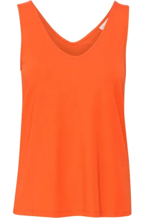 INWEAR Sleeveless Tops, female, , XL, Cherry Tomato Sleeveless Top