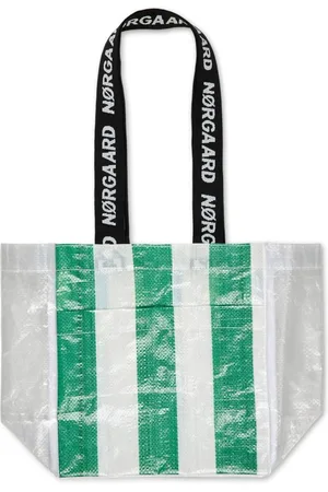 Mads Norgaard Tote Bags, female, , ONE SIZE, Transparent Green Laundrette Mirca Bag