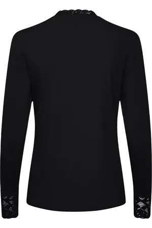 Cream Long Sleeve Tops, female, , L, Long Sleeve Tops