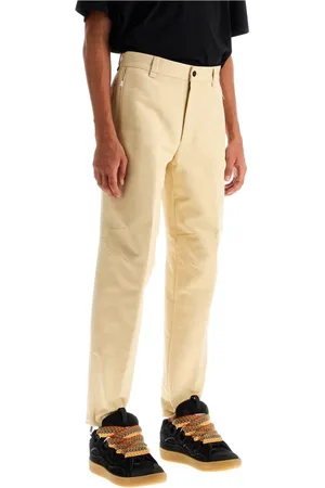 Lanvin Zippered Biker Gabardine Trousers