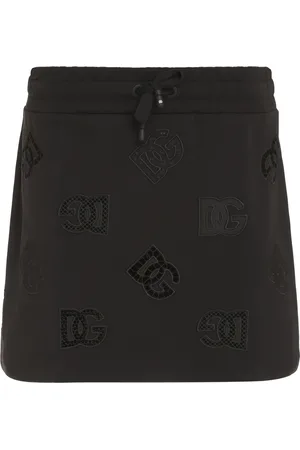 Dolce & Gabbana Short Skirts, female, , XS, Embroidered Cotton Mini-Skirt