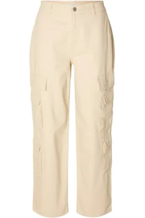 SELECTED Straight Trousers, female, , W29, Cropped Trousers