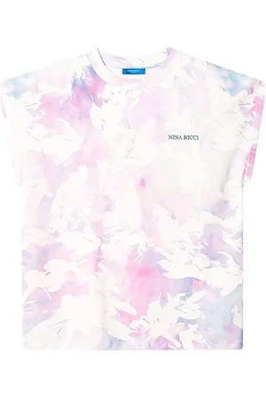 Nina Ricci Sleeveless Tops, female, , S, Tie Dye Crop Top
