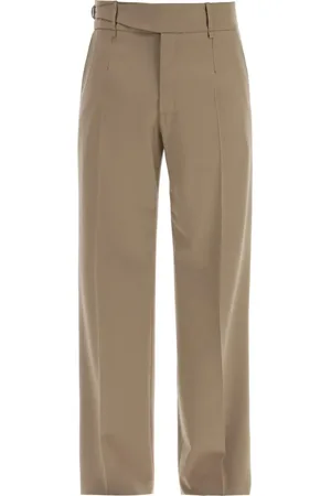 Dolce & Gabbana Straight Trousers, male, , L, Tailored Stretch Trousers In Bi St