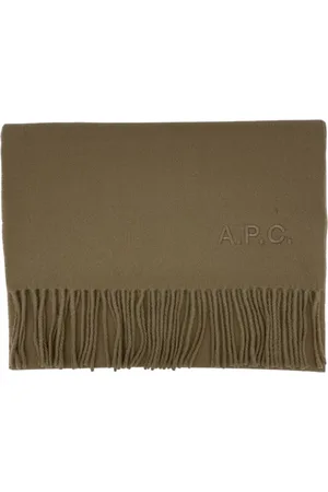 A.P.C. Winter Scarves, unisex, , ONE SIZE, Camel Wool Scarf