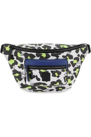 MCM Fursten beltpack in leopard print visetos