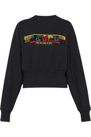 Balmain Sweatshirts, female, , M, Cotton Sweatshirt
