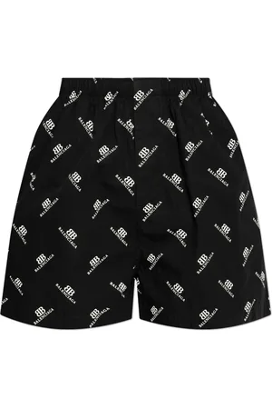 Balenciaga Casual Shorts, male, , S, Shorts with Printed Monogram