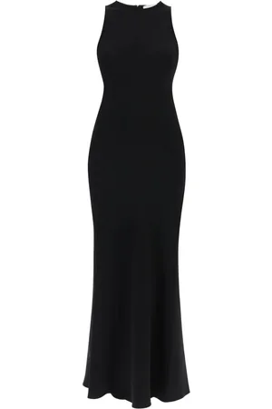Ami Maxi Dresses, female, , 2XS, Ami Alexandre Mattiussi Maxi Crepe Dress With Bias Cuts