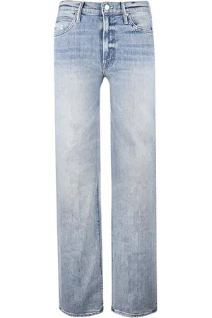 Mother High Waist Straight Leg Jeans