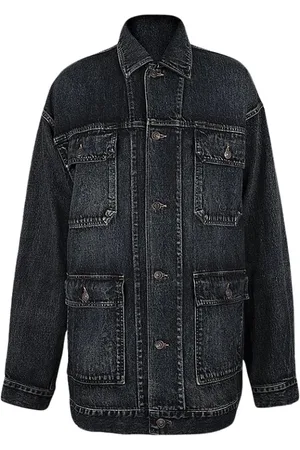 Balenciaga Denim Jackets, male, , XS, Long Oversized Denim Jacket