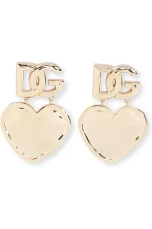 Dolce & Gabbana Metallic Brass Statement Earrings