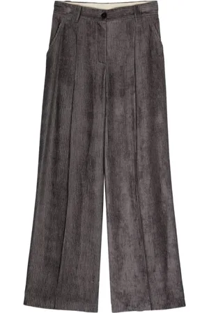 ALYSI Wide Trousers, female, , M, Corduroy Straight Leg Trousers