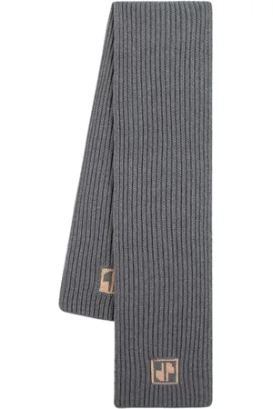 Patou Winter Scarves, female, , ONE SIZE, Grey Wool Scarf - Jp Style