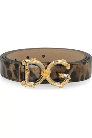 Dolce & Gabbana Belts, female, , 75 CM, Leather Buckle Belt