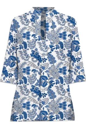 MC2 SAINT BARTH Short floral cotton dress
