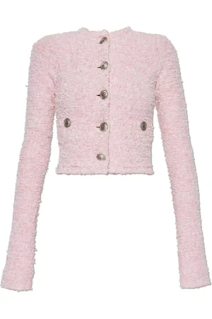 Balenciaga Tweed Jackets, female, , M, Tweed Jacket