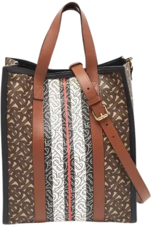 Burberry Pre-owned Tote Bags, female, , ONE SIZE, Pre-owned Coated canvas totes