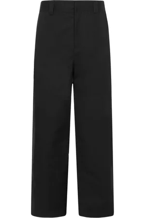 OFF-WHITE Cotton Wide-Leg Trousers