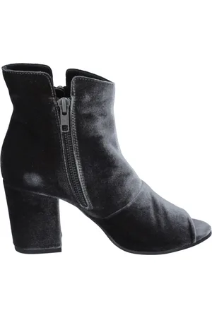 Lemaré Heeled Boots, female, , 3 UK, Velvet Ankle Boots for Women