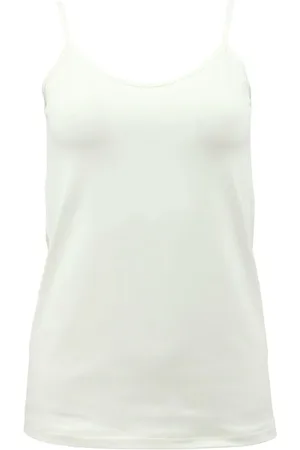 2-Biz Sleeveless Tops, female, , S, Elegant Off- Nappa Top