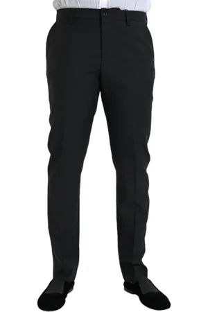 Dolce & Gabbana Wool Slim Fit Dress Trousers