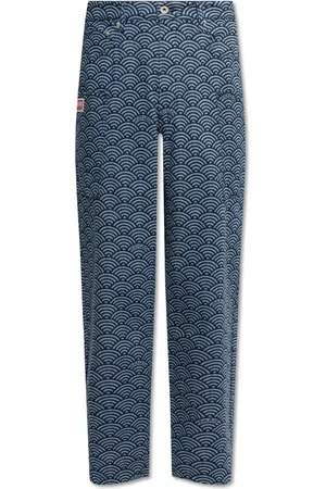 Kenzo Straight Jeans, male, , W32, Patterned Jeans