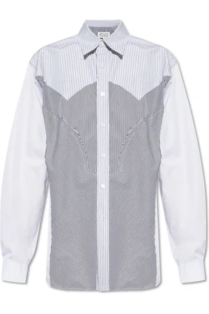 Maison Margiela Casual Shirts, male, , 2XL, Striped Shirt