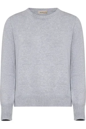 BLANCA Round-neck Knitwear, female, , 2XS, Grey Jumper Collection