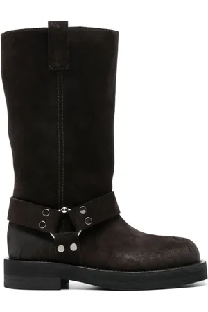 3Juin High Boots, female, , 5 UK, Suede Harness Boots