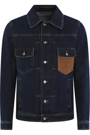 Dolce & Gabbana Denim Jackets, male, , L, Men