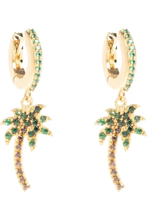 Palm Angels Earrings, female, , ONE SIZE, Earrings with Logo