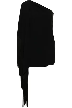 Moschino Party Dresses, female, , S, Fringed One-Shoulder Dress