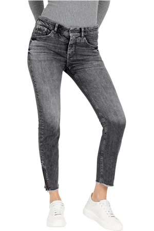 Mac Skinny Jeans, female, , S, Slim Chic Jeans Anthracite Wash