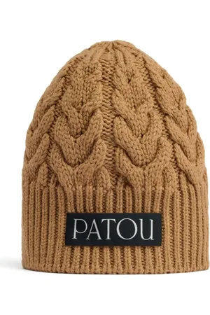 Patou Beanies, female, , ONE SIZE, Chunky Cable Knit Wool Hat