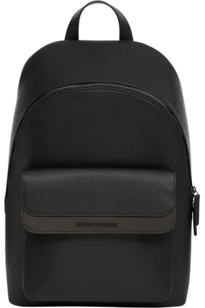 Emporio Armani Stylish Zippered Backpack with Logo