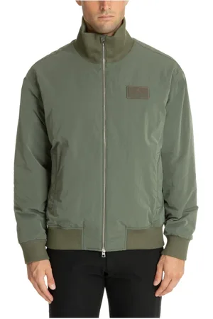 EA7 Bomber Jackets, male, , M, Zip Closure Plain Logo Pockets Jacket