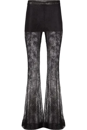 Nina Ricci Chantilly Lace Flared Trousers