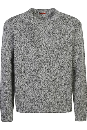 BARENA Round-neck Knitwear, male, , M, Grey Sweatshirt Aw24