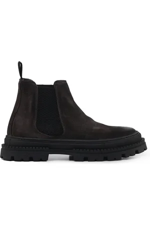 Giuliano Galiano Chelsea Boots, male, , 6 UK, Grey Suede Ankle Boots Elastic Closure