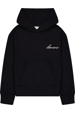 LANEUS Hoodies, unisex, , L, Boxy Hoodie with Logo Embroidery