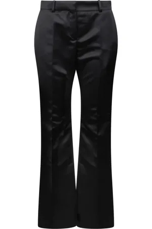 Nina Ricci Satin Flare Trousers with Pockets