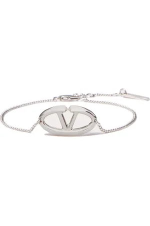 VALENTINO GARAVANI Bijoux Silver Bracelet Snap-Hook Closure