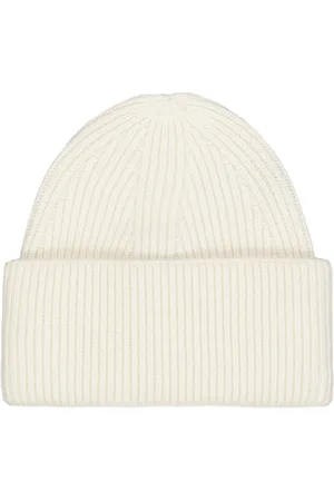 LANEUS Cashmere Ribbed Beanie Hat