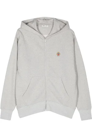 Bally Grey Jumper with Logo Embroidery
