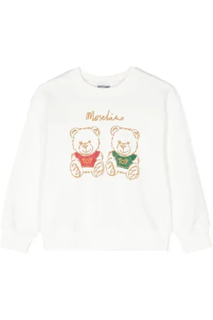 Moschino Sweatshirts, unisex, , 4 Y, Long Sleeve Printed Sweatshirt