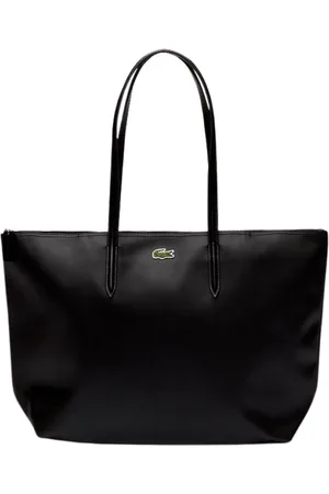 Lacoste Solid Color Logo Embroidered Bag