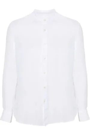 120% Lino Casual Shirts, male, , L, Linen Shirt Buttoned Cuffs