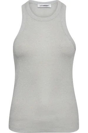 Co`Couture Sleeveless Tops, female, , L, Glitter Tank Top Saharacc Style